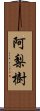 阿梨樹 Scroll