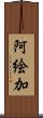 阿絵加 Scroll