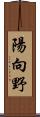 陽向野 Scroll