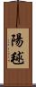陽毬 Scroll