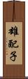 雄配子 Scroll