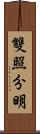 雙照分明 Scroll