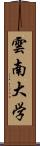 雲南大学 Scroll