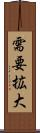 需要拡大 Scroll