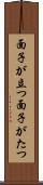 面子が立つ Scroll