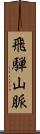 飛騨山脈 Scroll