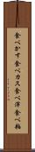 食べかす Scroll