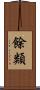 餘類 Scroll