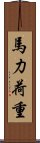 馬力荷重 Scroll