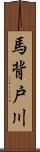 馬背戸川 Scroll