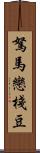 駑馬戀棧豆 Scroll