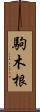 駒木根 Scroll