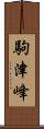 駒津峰 Scroll