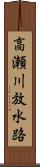 高瀬川放水路 Scroll