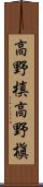 高野槙 Scroll