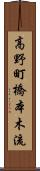 高野町橋本木流 Scroll