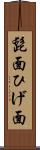 髭面 Scroll