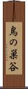 鳥の巣谷 Scroll