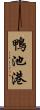 鴨池港 Scroll