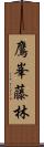 鷹峯藤林 Scroll