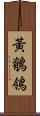 黃鶺鴒 Scroll