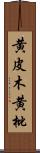 黄皮木 Scroll