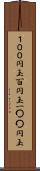 １００円玉 Scroll