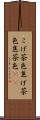 こげ茶色 Scroll