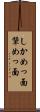 しかめっ面 Scroll