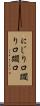 にじり口 Scroll