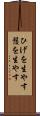 ひげを生やす Scroll
