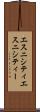 エスニシティ Scroll