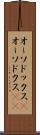 オーソドックス(P) Scroll