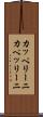 カッペリーニ Scroll
