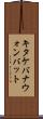 キタケバナウォンバット Scroll