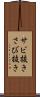 サビ抜き Scroll