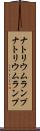 ナトリウムランプ Scroll