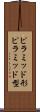 ピラミッド形 Scroll