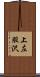 上左股沢 Scroll