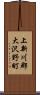 上新川郡大沢野町 Scroll