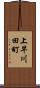 上早川田町 Scroll