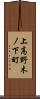 上高野木ノ下町 Scroll