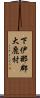 下伊那郡大鹿村 Scroll