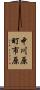 中川原町市原 Scroll