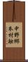 中野郷本村触 Scroll