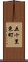 五十里東町 Scroll
