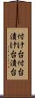 付け台 Scroll