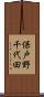 保戸野千代田 Scroll
