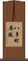 八多町屏風 Scroll