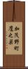 加茂野町鷹之巣 Scroll